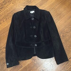 Anne Taylor Loft Suede Blazer